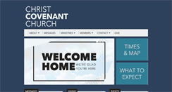 Desktop Screenshot of christcov.net