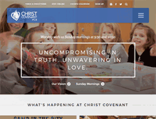 Tablet Screenshot of christcov.org